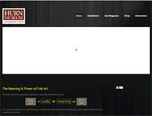 Tablet Screenshot of hurnmuseum.org